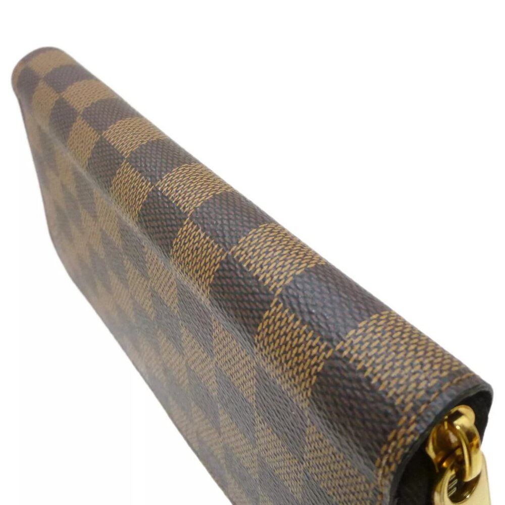 Auth LOUIS VUITTON Zippy Wallet Round Fastener N60015 Damier Ebene #36631948 - Picture 12 of 16